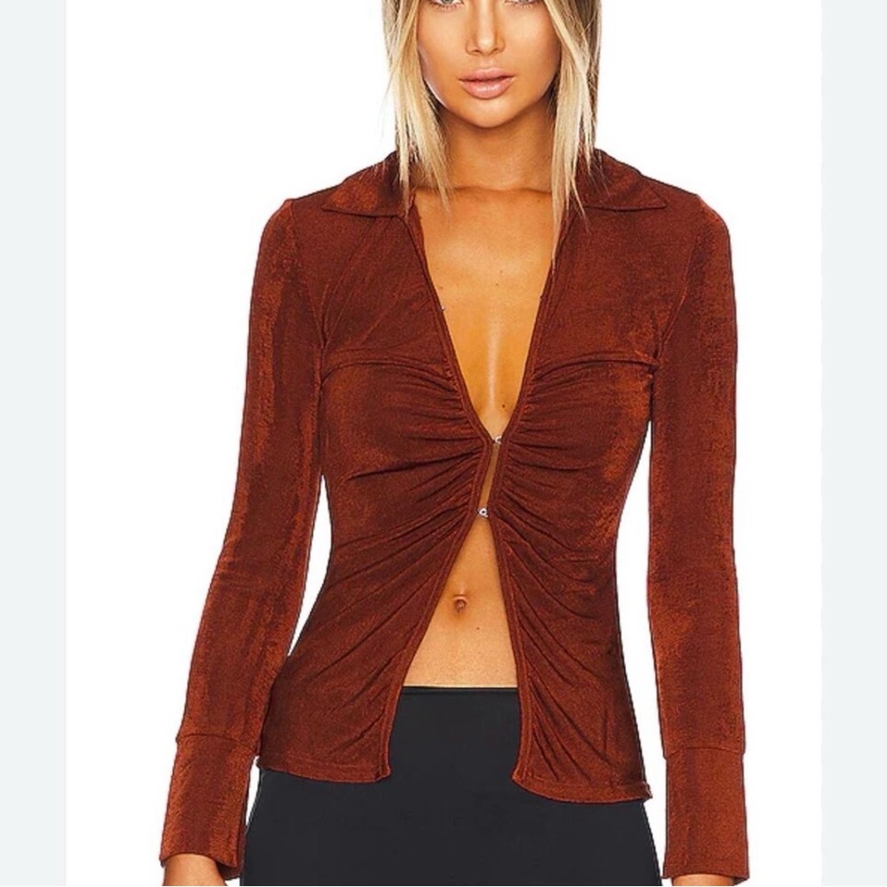 NEW more to come rayne rouched top - revolve